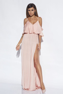 LINDA - PFIRSICHFARBENES KLEID