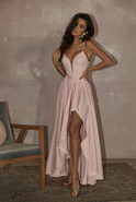 Bride - rosa langes Kleid