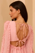 Uskaly - Minikleid in magischem Rosa