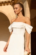Nafaros - corset dress with tie at the back
