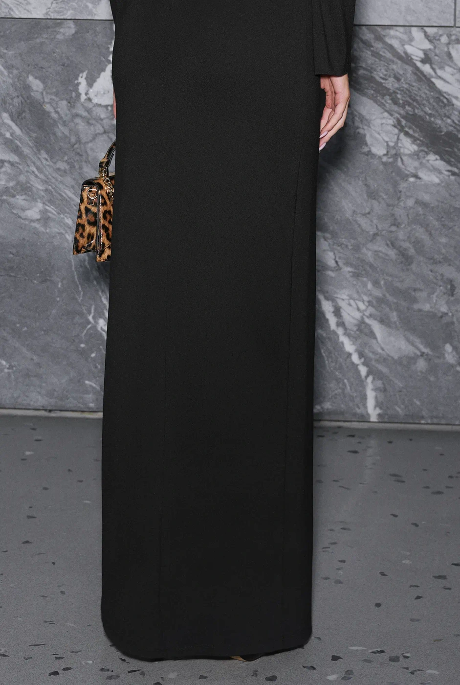 Ernesta - Maxi Elegant Dress with Mesh Details