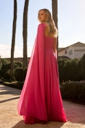 Oriana – Korsett-Maxikleid mit weiten Ärmeln