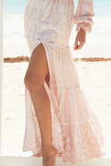 Maeve - a boho style maxi dress in a shade of pink