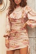 Nina - tailliertes Kleid in Pastelltönen