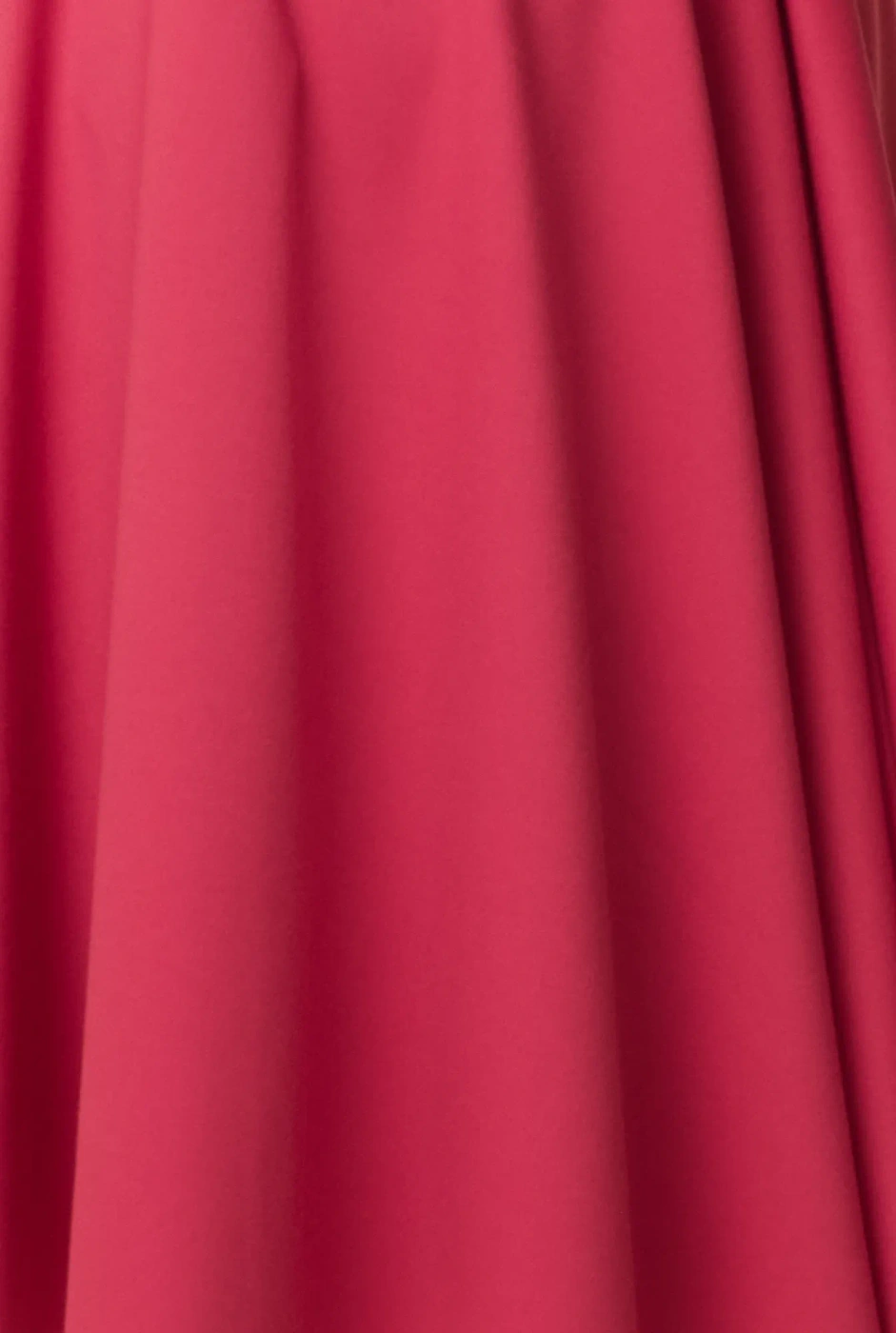 Albena – pink midi dress with neck tie