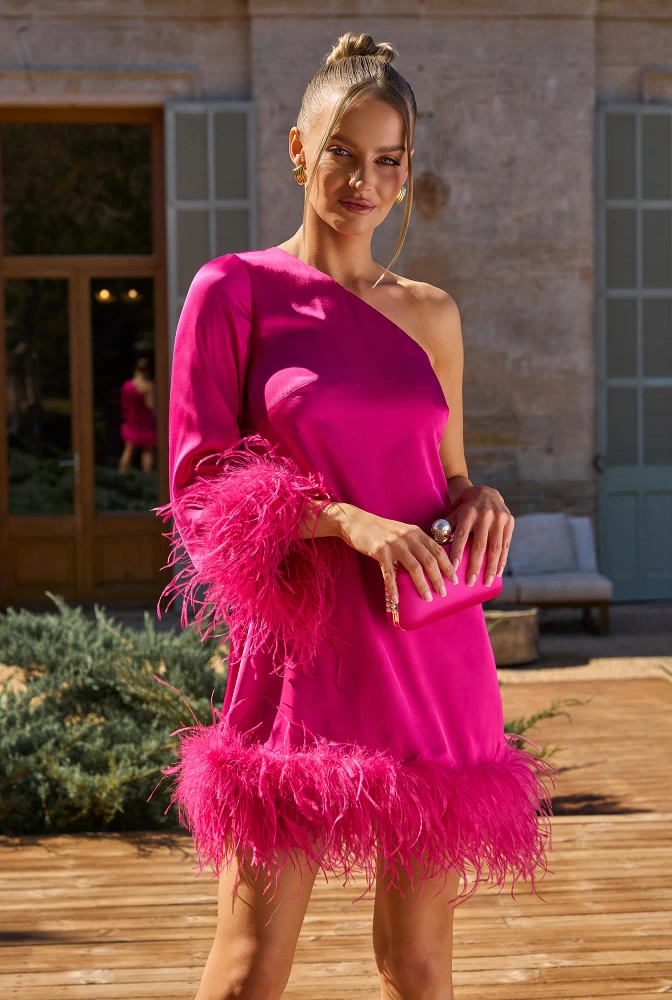 Pamela - asymmetrisches Minikleid