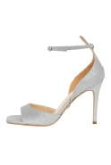 Atilla – Silberne Glitzersandalen