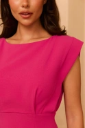 Jaskier - Midi Dress in Fuchsia Color