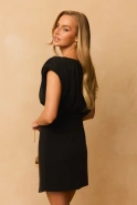 Maruxa - Graphit Mini mit asymmetrischem Schnitt