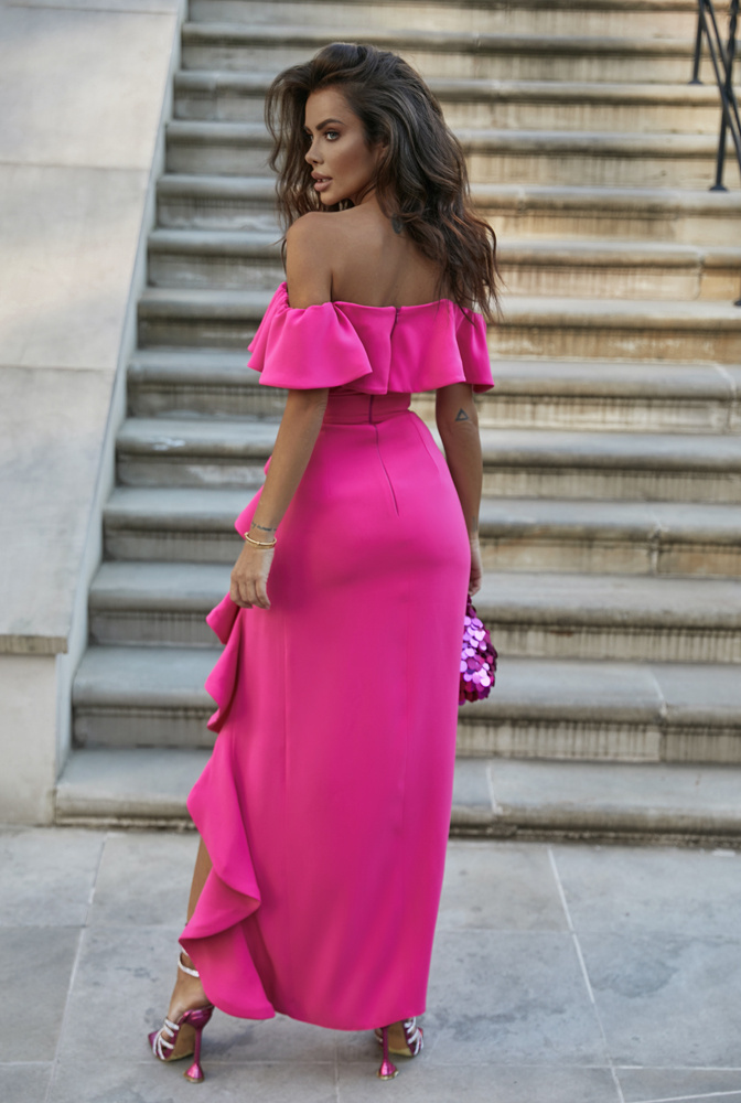 Fernanda Rosa - Maxikleid in intensivem Rosa