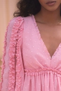 Uskaly - mini dress in magical pink