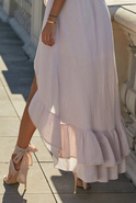Ester Rosa Set - Sommerset aus rosa Baumwolle