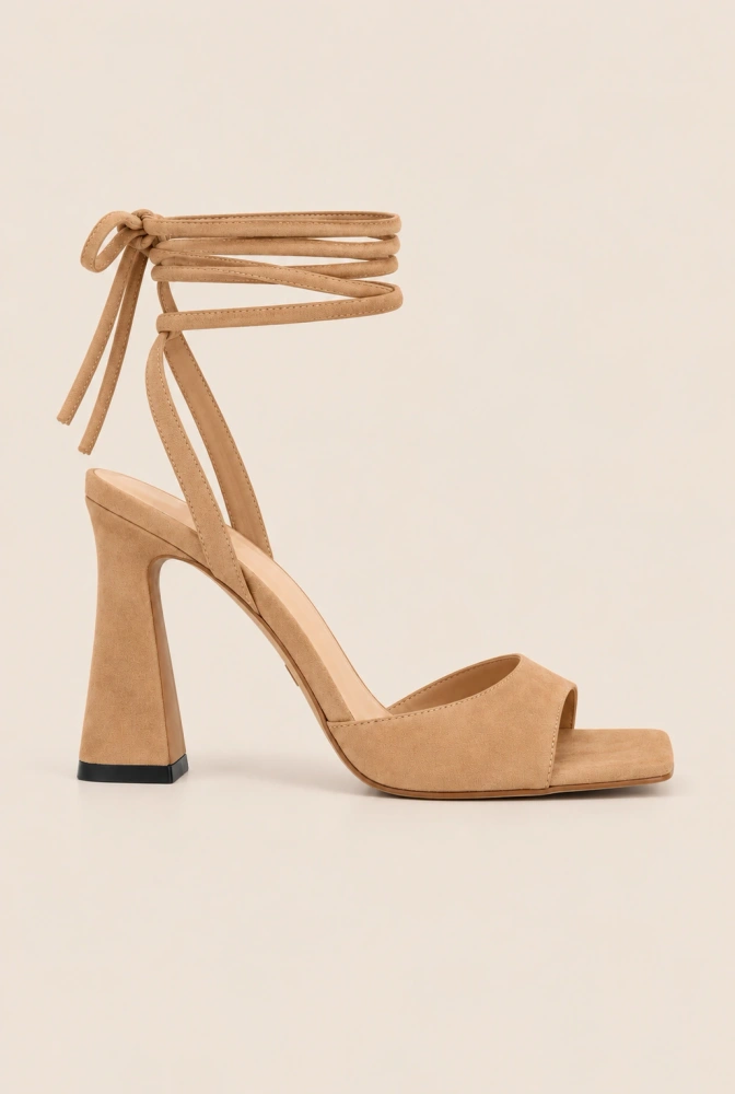 Jelena - suede sandals with binding
