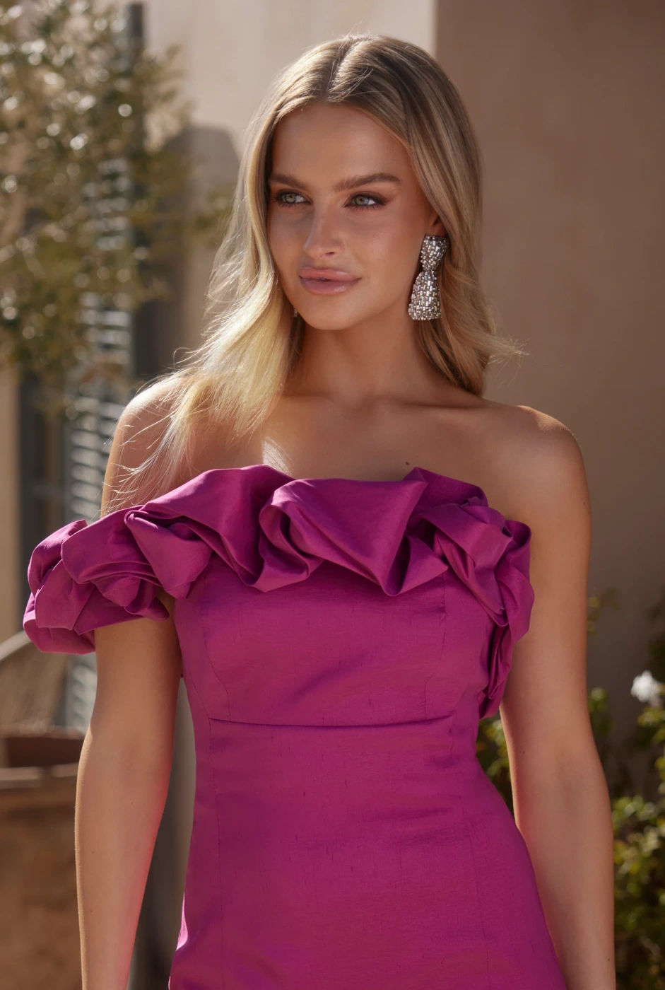 Glenn – Minikleid mit Rüschen