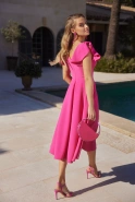 Zachep - Midikleid mit markantem amerikanischem Ausschnitt