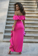 Fernanda Pink - maxi dress in intense pink