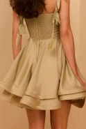 Dominic – Minikleid mit dekorativen Blumen